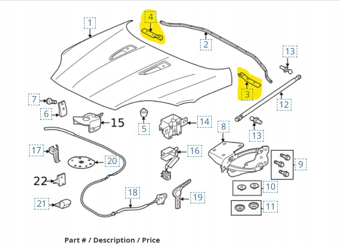 Уплотнители końca капота t2r3972 t2r3973 в Украине