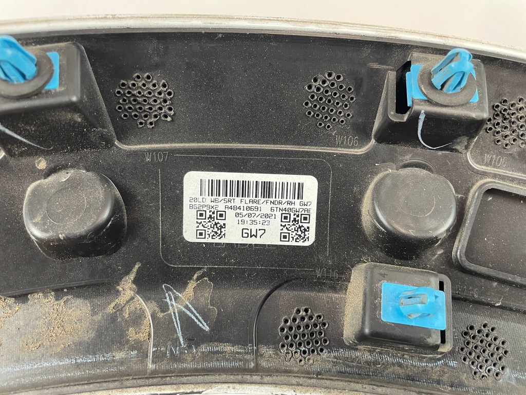 фото №9, Dodge charger widebody 2018+ расширитель молдинг крыла правая перед