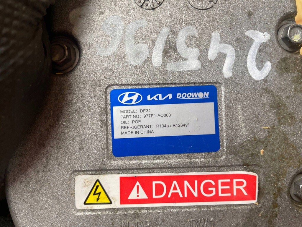 фото №11, Компресор компресор кондиціонера kia niro ii ev електрик 977e1-ao000 2022-