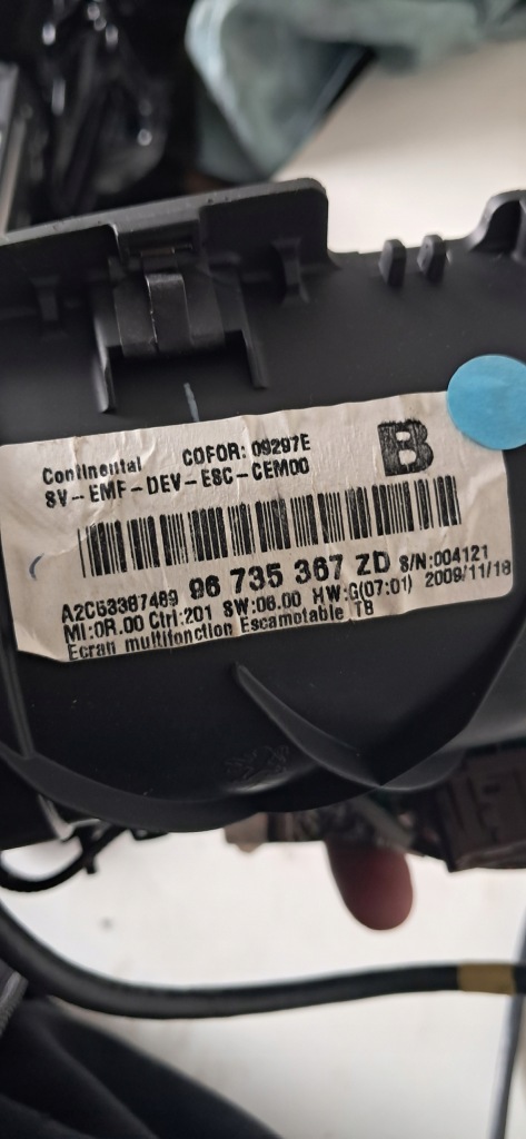 фото №3, Дисплей радио навигация 3008 i комплект