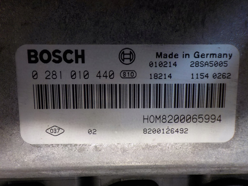 фото №9, Модуль / бортовий комп'ютер двигуна / блок керування двигуна 0281010440 1.9d