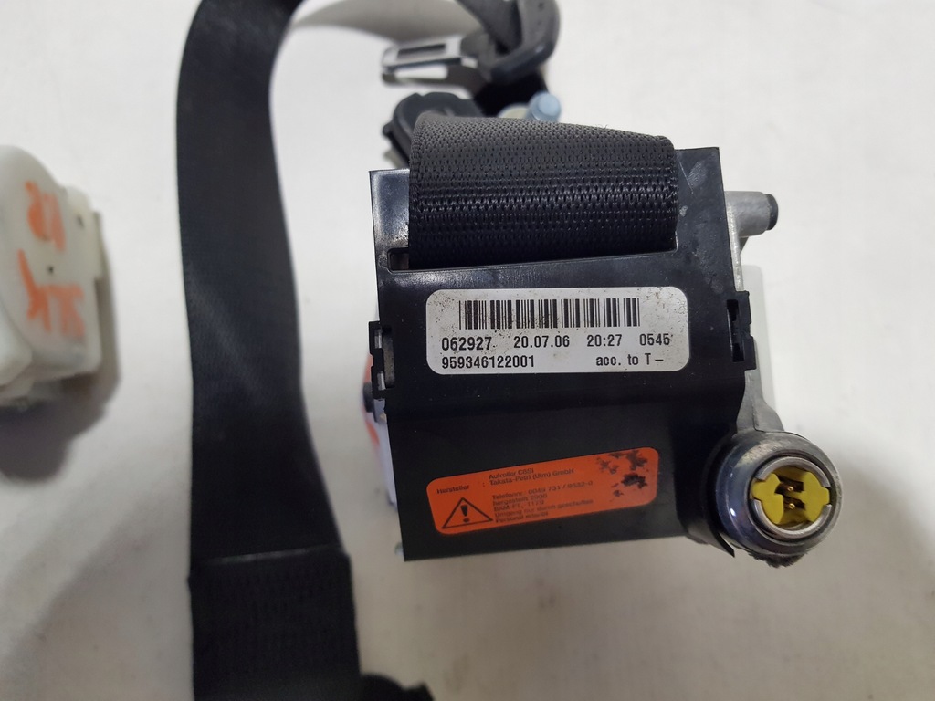 фото №6, Ремни перед левый правый комплект mercedes slk r171 w171