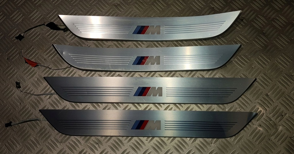 фото №9, Bmw g11 m набор молдинг led порог накладки пороговые подсвечиваемые комплект 4szt