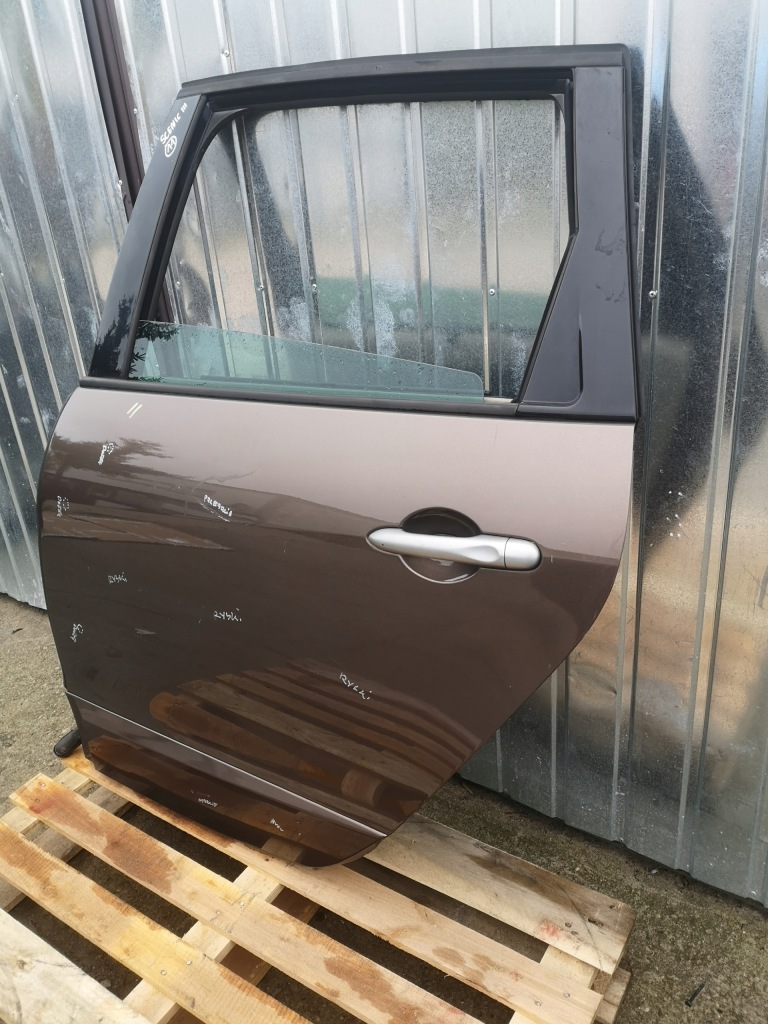 фото №8, Дверь левая задние renault grand scenic iii оригинал лак tecnb