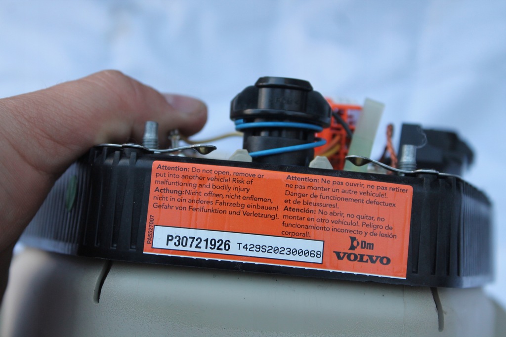 фото №5, Оригинальная приборная панель консоль приборная панель приборная volvo v70 s80 xc70 ii подушка безопасности