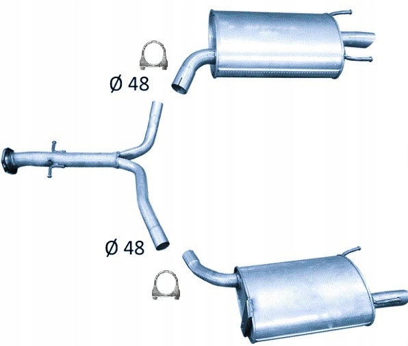 фото №1, Lexus gs 350 3.0 rok 2005-2011 труба глушители конечные левый правый
