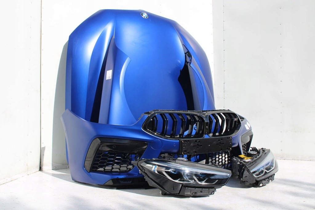 фото №8, Bmw 8 m8 f93 перед капот крылья бампер передний крыло лампа laser 490 s