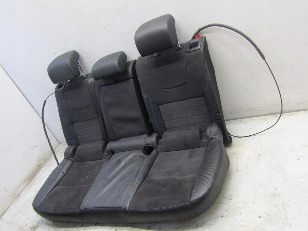 фото №7, Заднее сиденье задняя сиденья задние кожаный wstawki skoda octavia iii