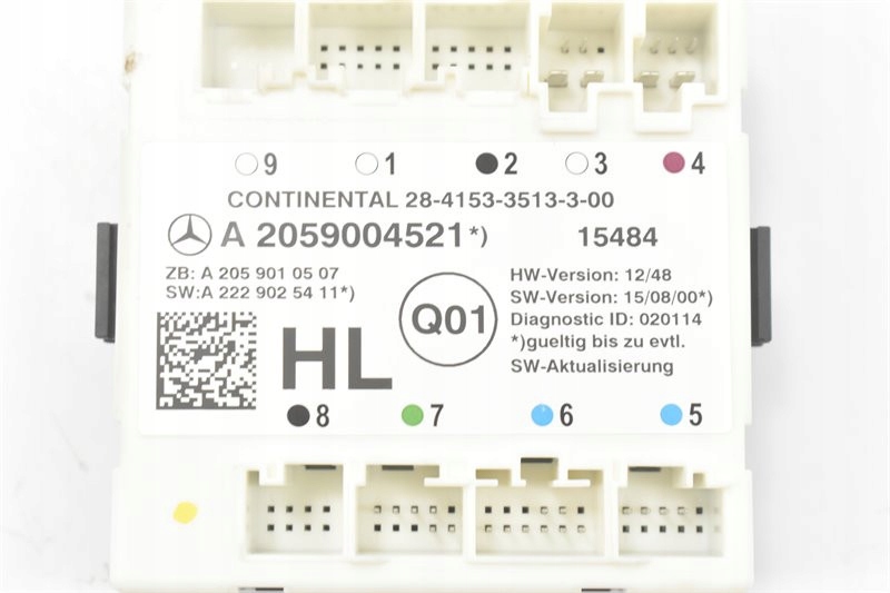 фото №10, Модуль дверь mercedes-benz оригинальный номер a2059004521