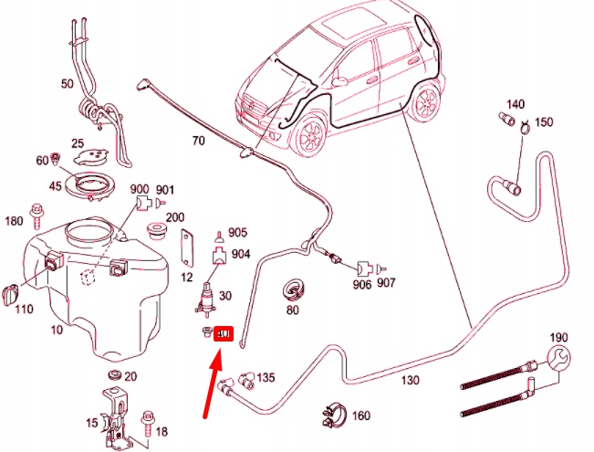Mercedes-benz a w169 втулка насоса розпилювача a000998990164oryginalna Київ