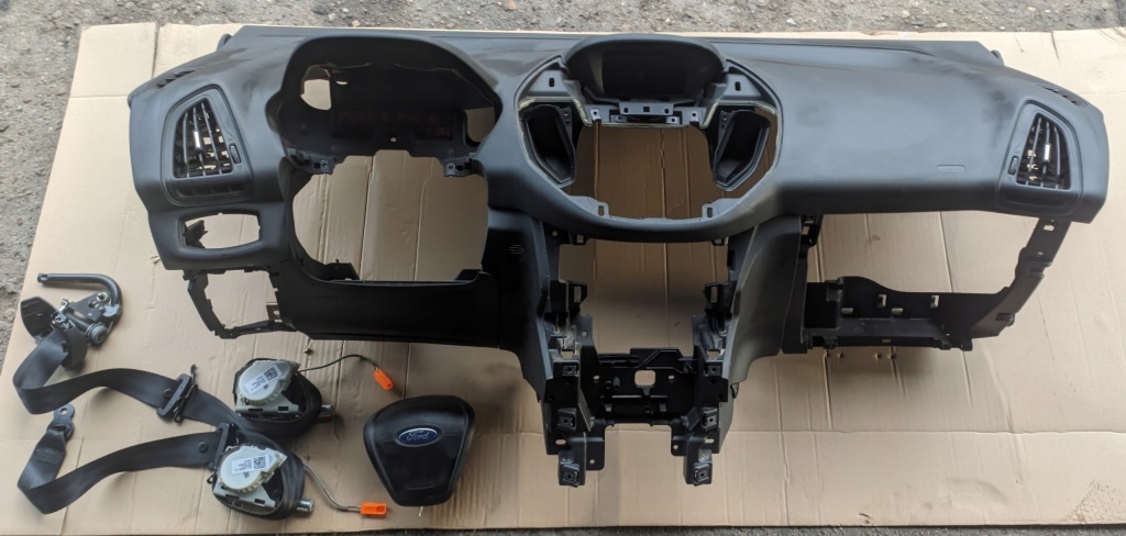 фото №1, Ford b-max 12r 1.0eb приборная панель консоль подушки безопасности подушка безопасности ремни