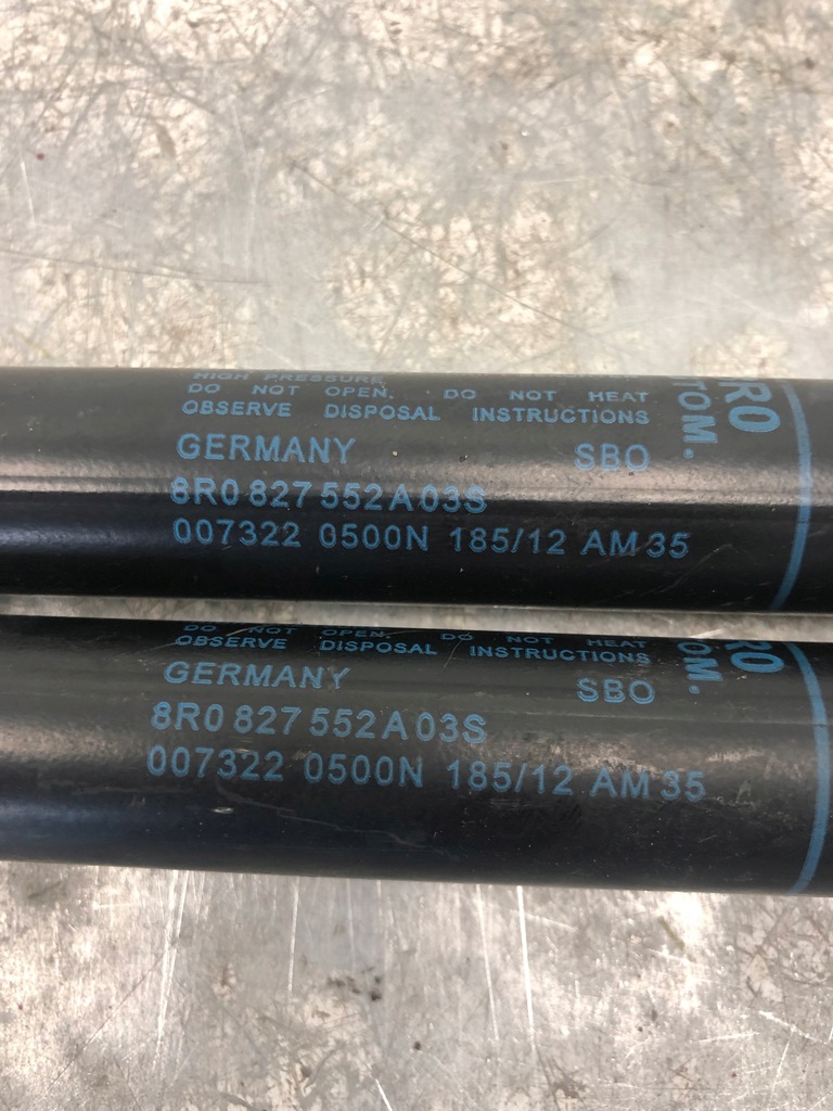 фото №5, Амортизаторы крышки автоматической audi q5 8r0827552a