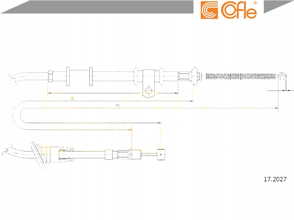 фото №8, Трос h-ca pr mitsubishi carisma 96- beb