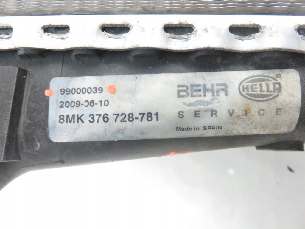 Радиатор воды fiat grande punto 1.4 99000039 Недорого