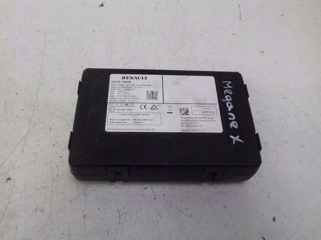 фото №1, Модуль navi 282757969r renault megane iii