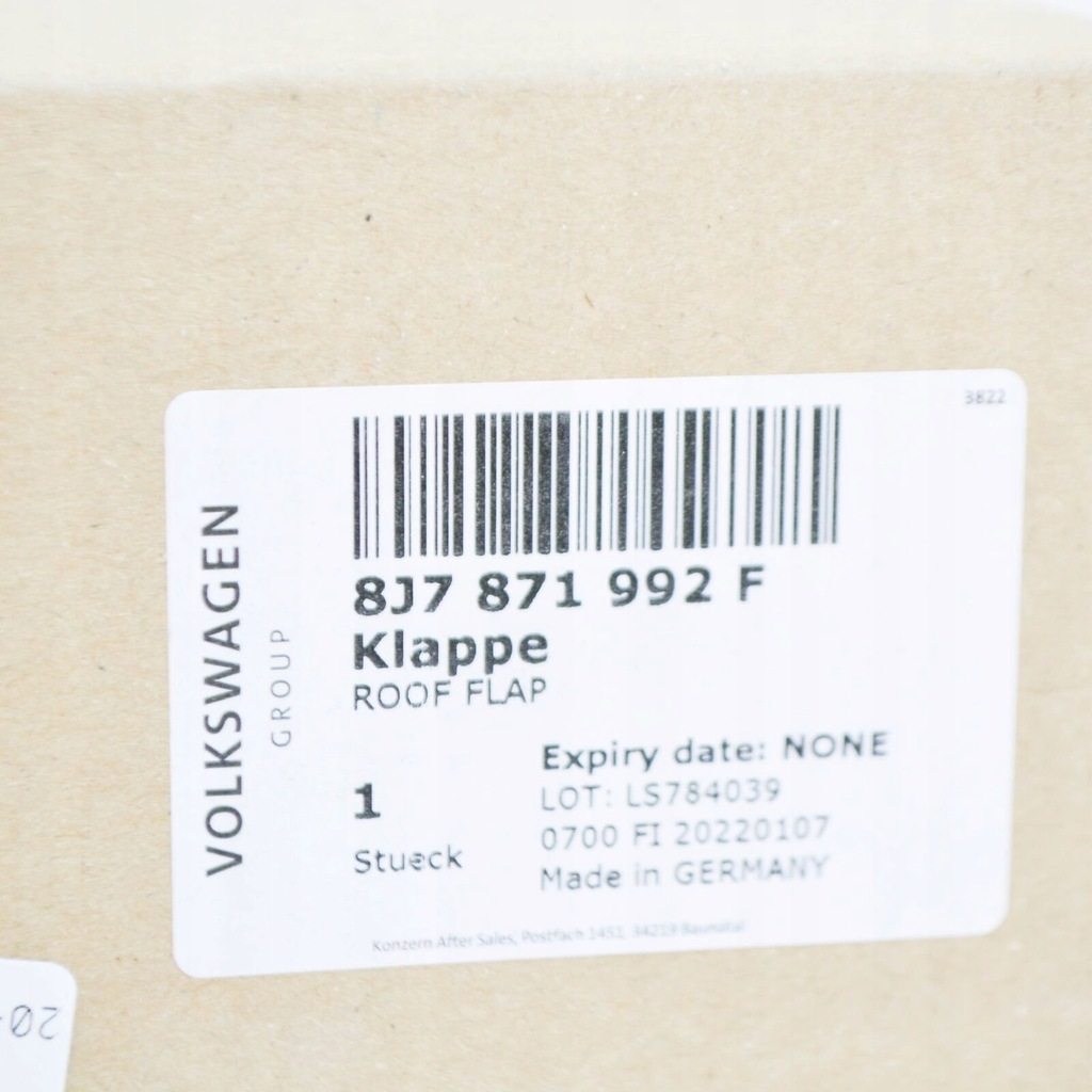 фото №7, New audi tt 8j правый convertible roof тяга protrusion flap 8j7871992f