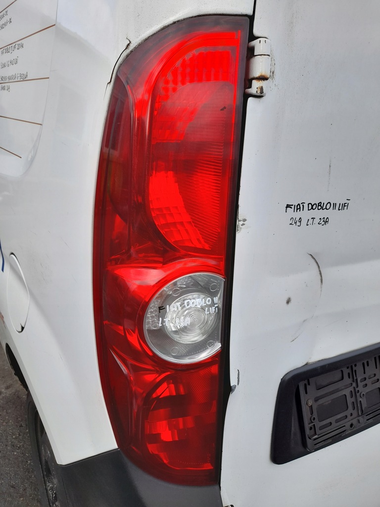 фото №10, Fiat doblo ii лампа левый задняя левая задняя