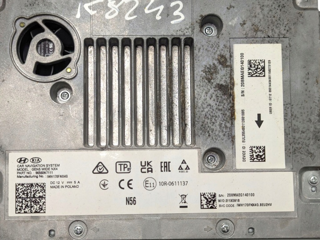 фото №7, Модуль навігації hyundai tucson 4 2022 96560n7111