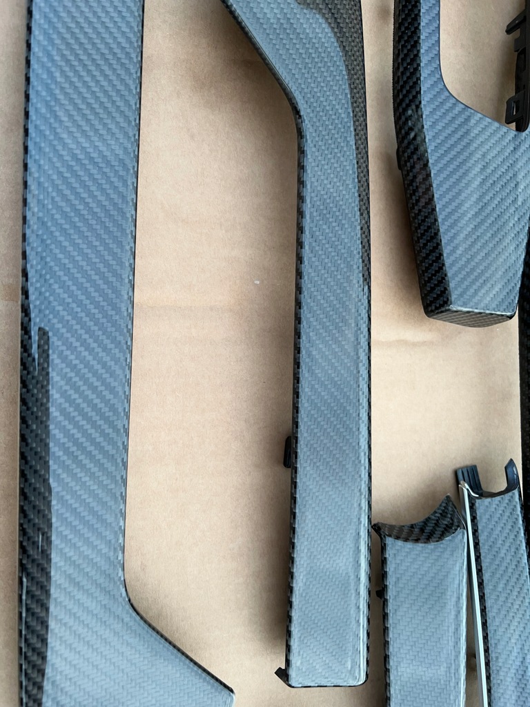 фото №10, Audi a4 rs4 a5 rs5 b9 8w накладки декоративні салону декори карбон 6t3 nowe