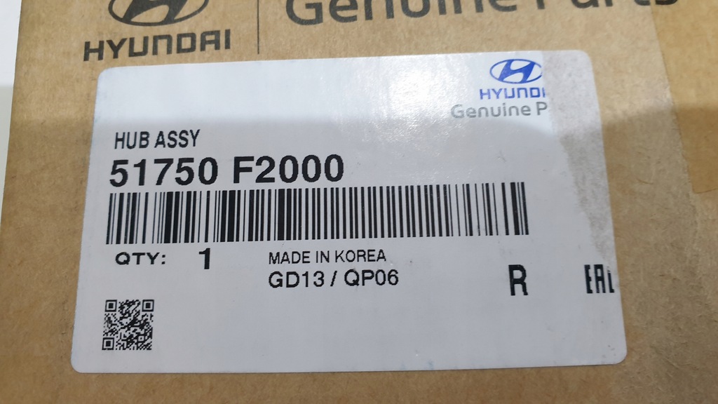 фото №9, Ступица колеса kia p. ceed iii 1.0-1.6 18- le-pr oem fag kia 51750f2000