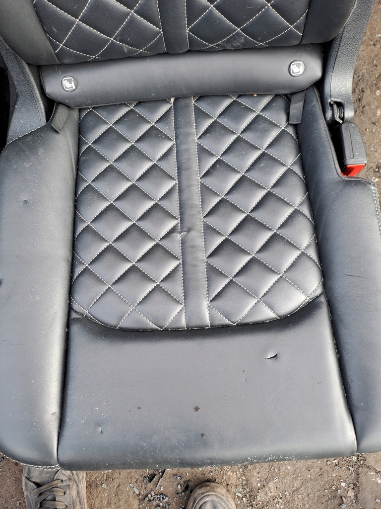 фото №6, Audi q7 4m 16r s-line сиденья заднее сиденье обшивки кожа подогрев 7 легковые