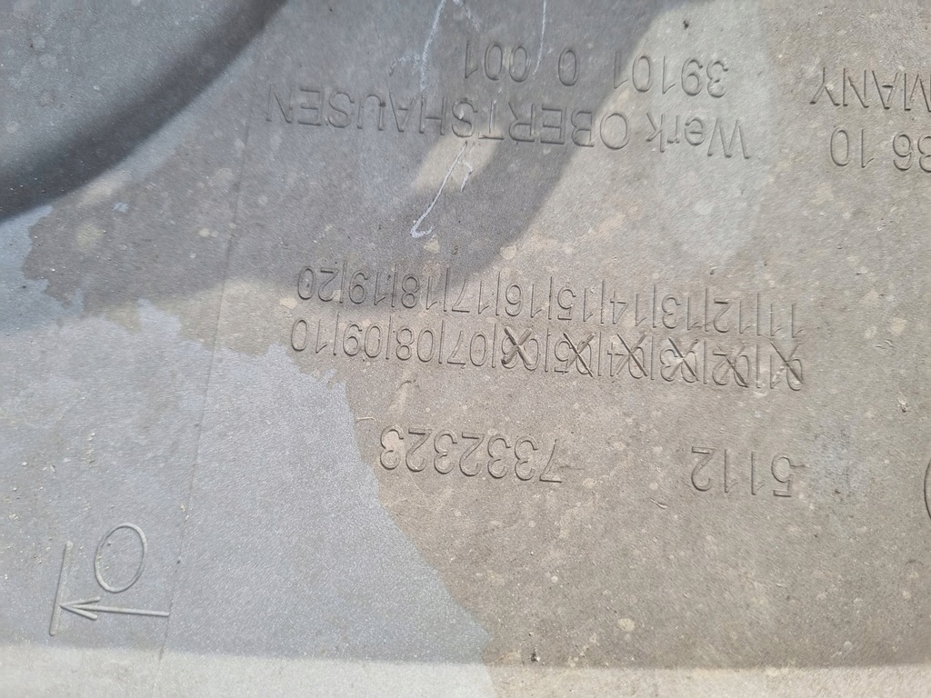 фото №12, Bmw x1 f48 f49 диффузор спойлер накладка бампера задняя 7332323 51127332323