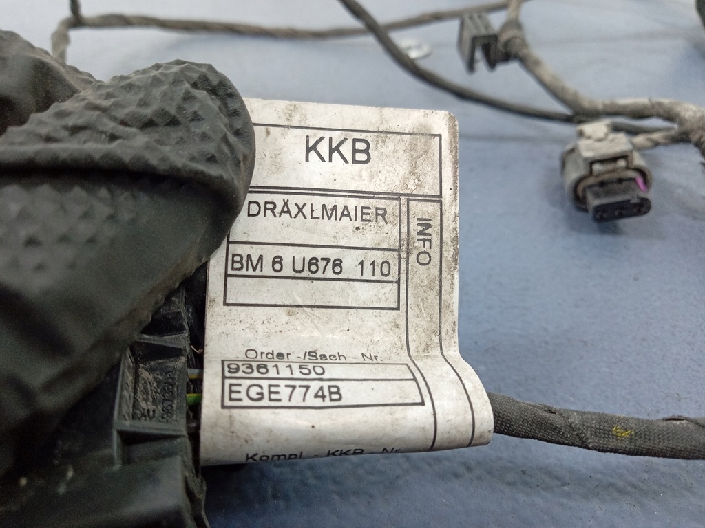 фото №4, Bmw x5 f15 електропроводка джгут pdc задня 9361150