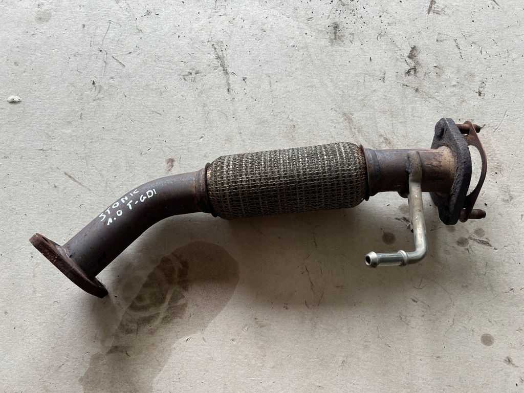фото №1, Kia stonic 17- 1.0 t-gdi труба выхлопная соединитель эластичный выхлоп