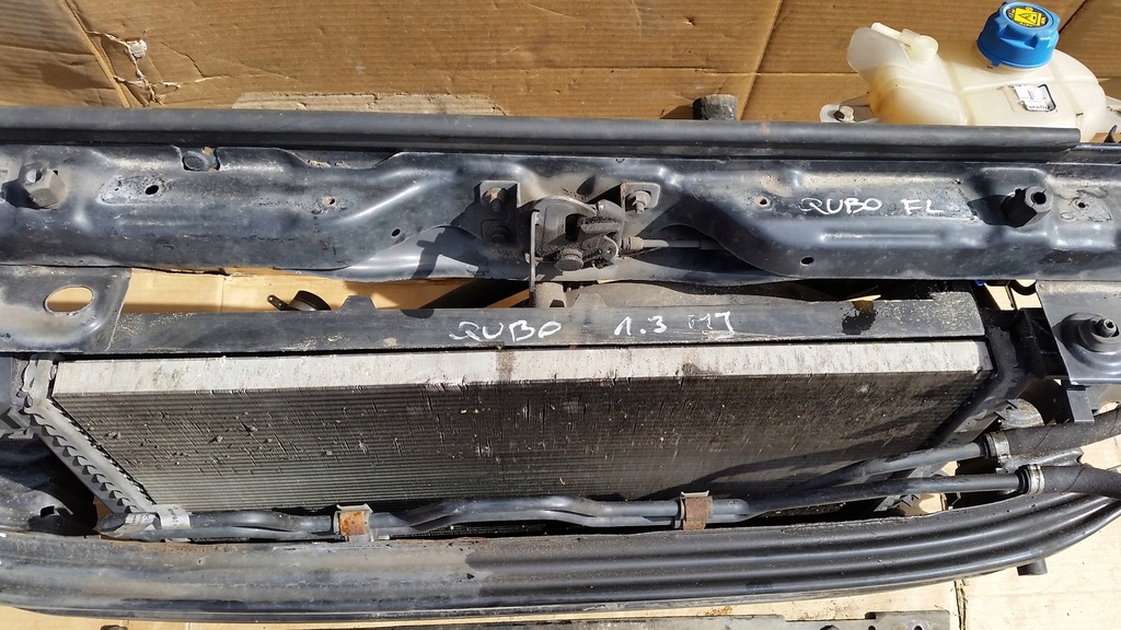 фото №4, Pas передній радіатор fiat qubo 1,3mj