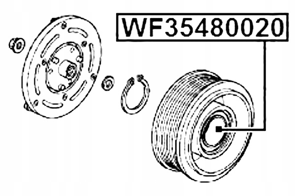 фото №2, Febest подшипник кондиционера