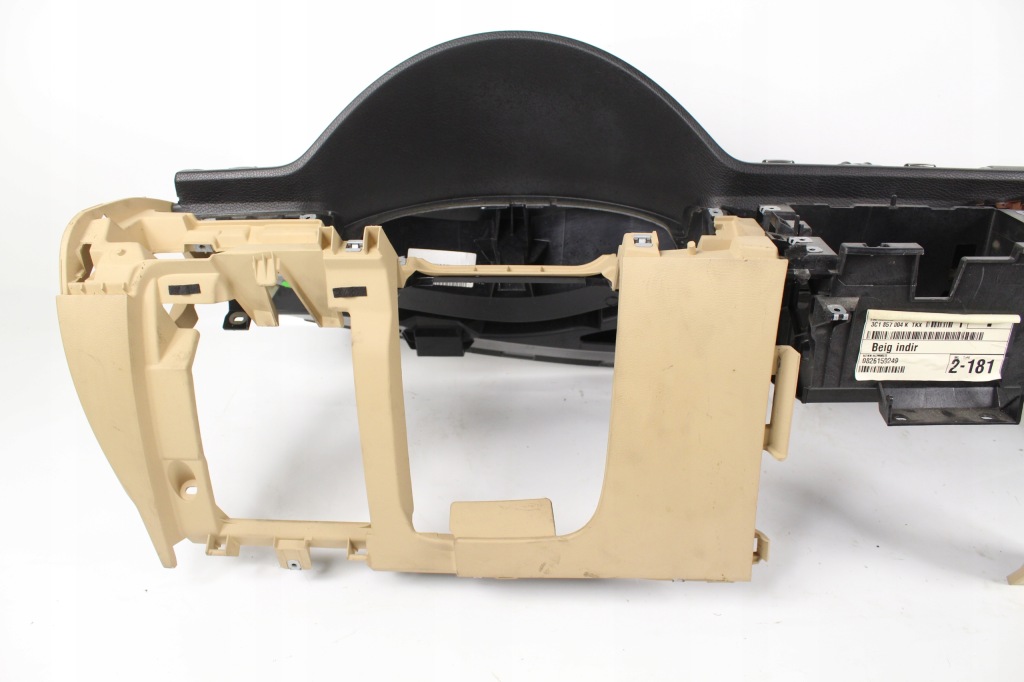 фото №6, Приборная панель приборная консоль подушка пассажира passat b6 05-10 светлая krem