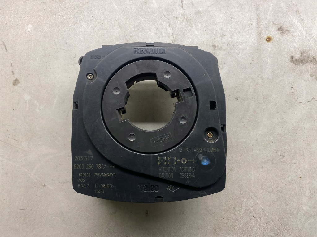 фото №1, Датчик kąta повороту renault laguna ii 01-05 8200260781-a