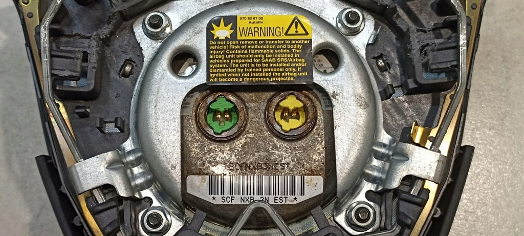 фото №4, Подушка подушка безпеки водія saab 93 ii 2.2 tid