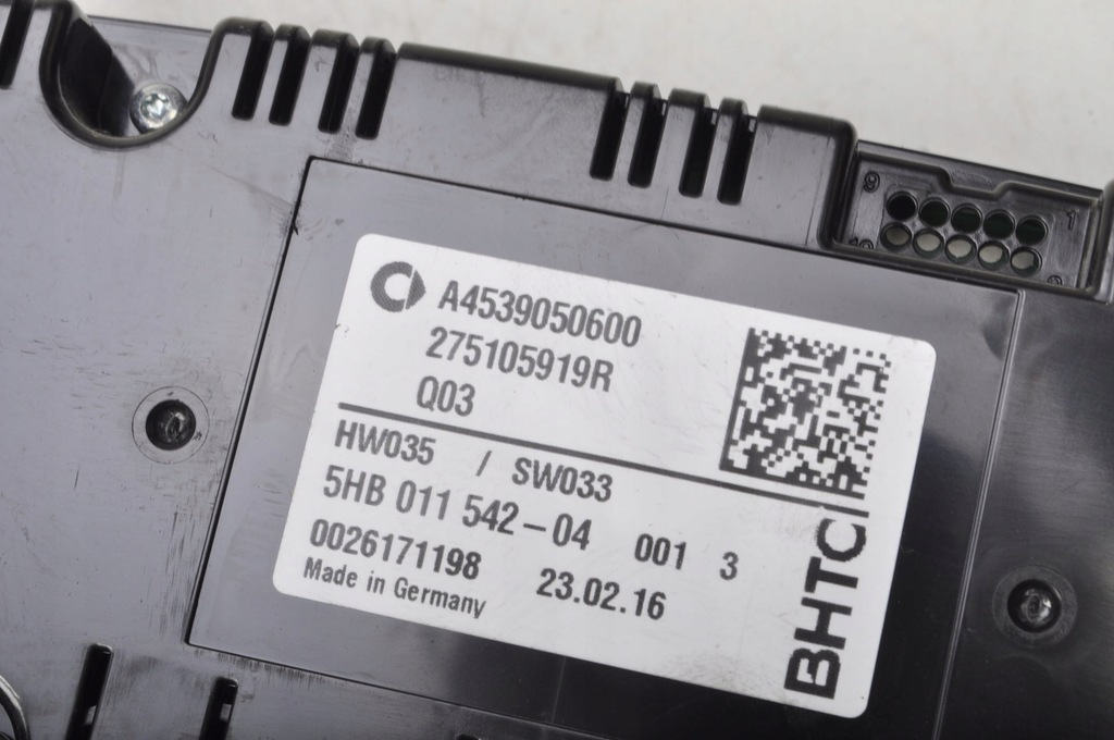 фото №7, Smart 453 панель кондиционера a4539050600