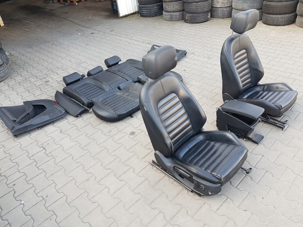 фото №8, Vw passat b7 kombi сиденья кожаный заднее сиденье