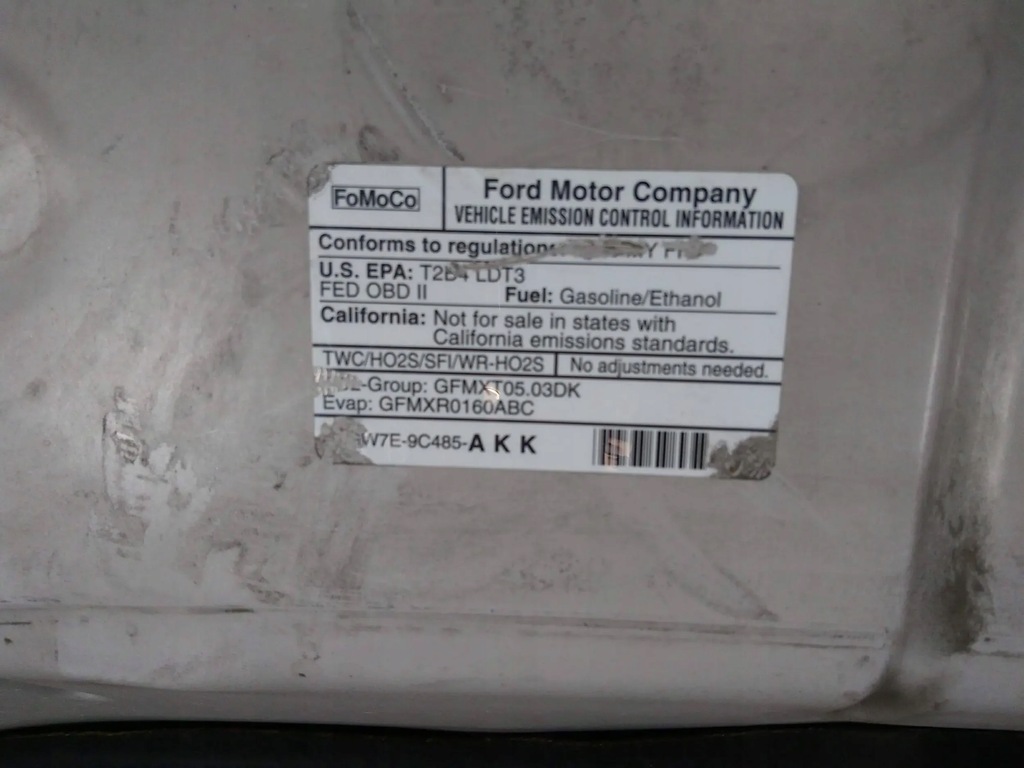 фото №9, Ford f150 f-150 капот кришка двигуна 2015-20