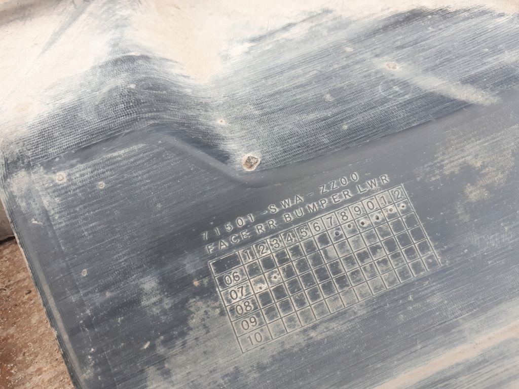 фото №10, Honda crv cr-v iii 06-09 бампер задній задня датчик pdc відбивач джгут b92p