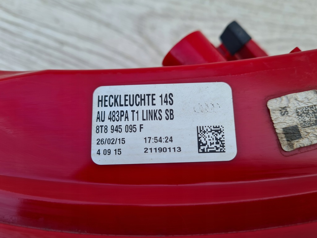 фото №11, Кришка багажника, бампер lz7g,lampy задня audi a5 sportback 8ta