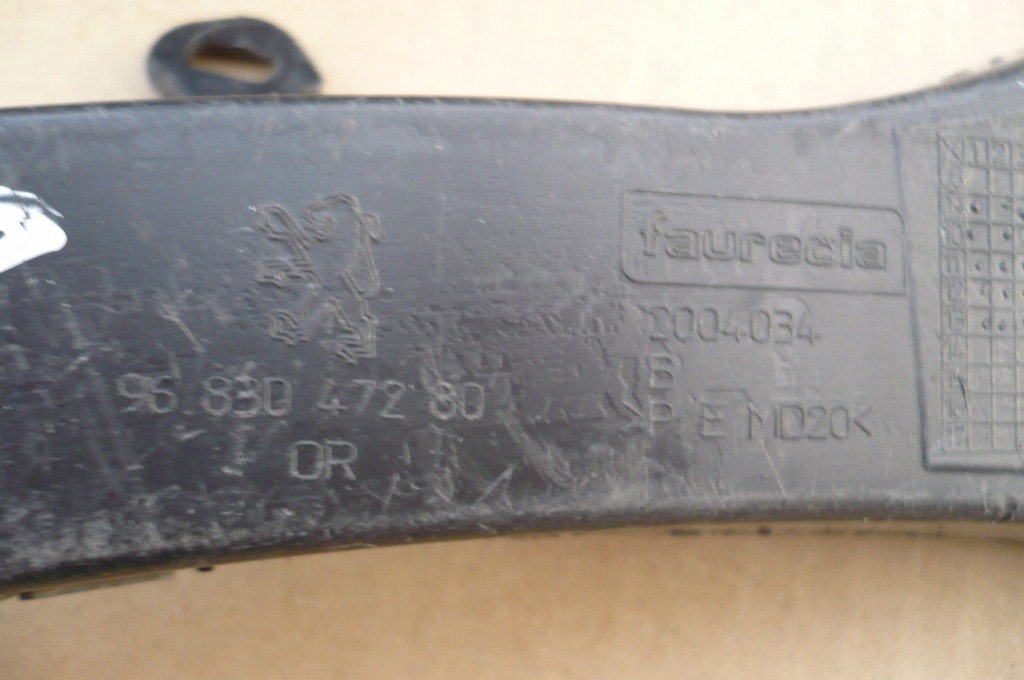 фото №9, Peugeot 3008 i направляющая бампера правый задняя 2 szt.