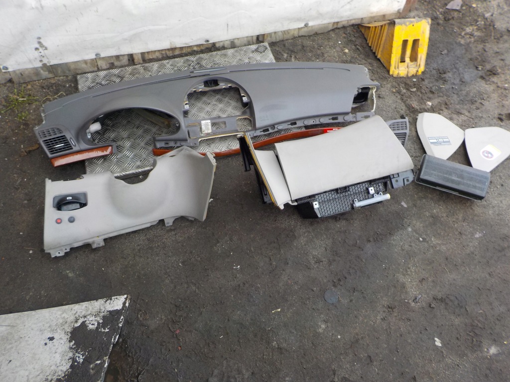 фото №8, Mercedes w211 консоль панель приладів подушка подушка безпеки