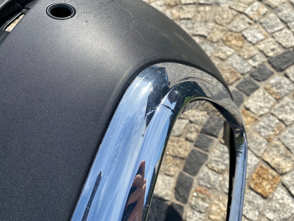 Mercedes 247 glb накладка спойлер бампера хром задний  2478853104 оригинал с Разборки