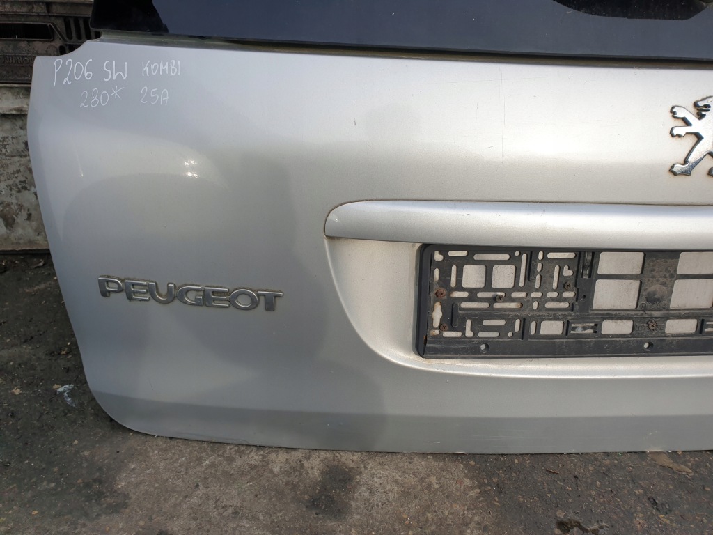 фото №4, Кришка багажника задня задня багажника peugeot 206 sw kombi