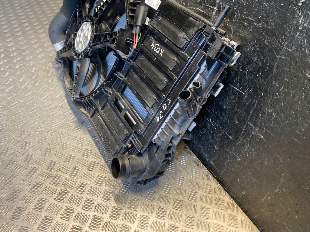 фото №6, Радиатор bmw x2 2020 радиатор воздуха наддувочный вентилятор охладитель