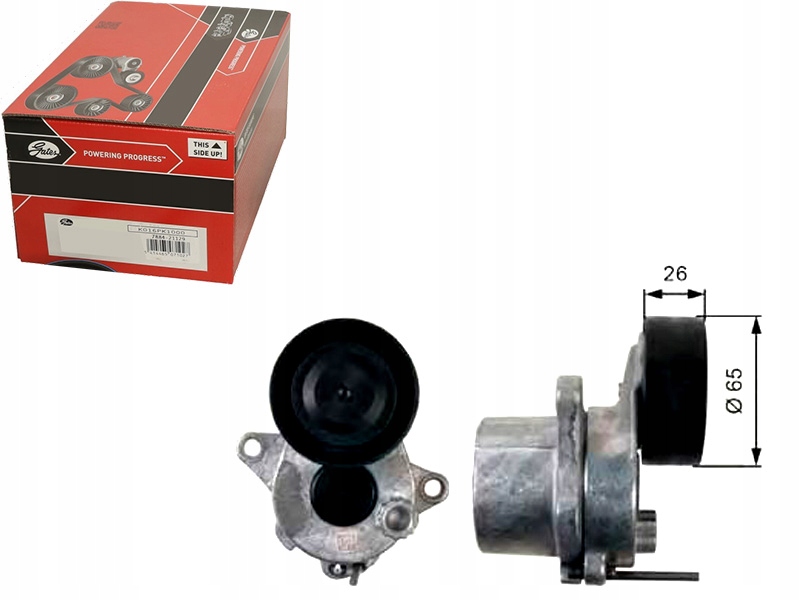 Купити Gates ролик натягувача ремінь клиновий 6512001670 a