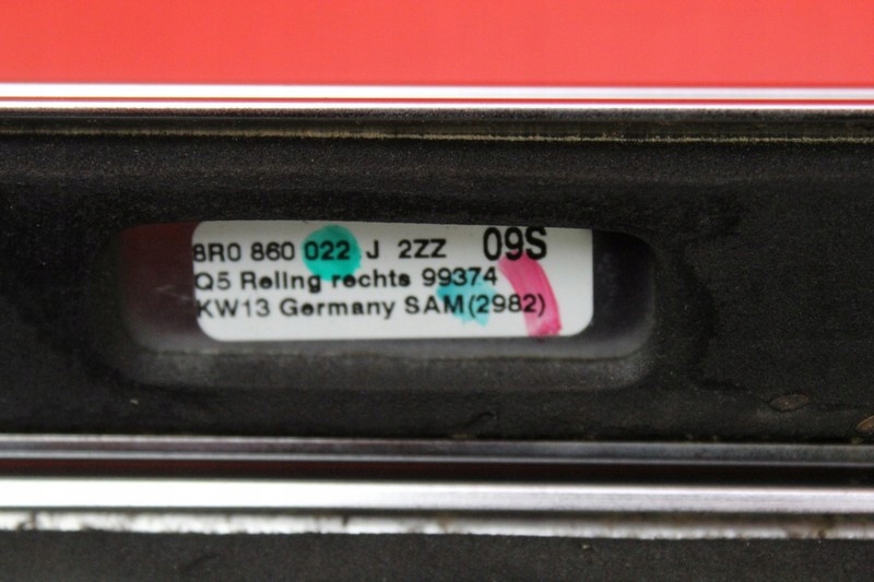 фото №15, Рейлинг рейлинги кровельные комплект хром 8r0860021j audi q5 8r 08-12