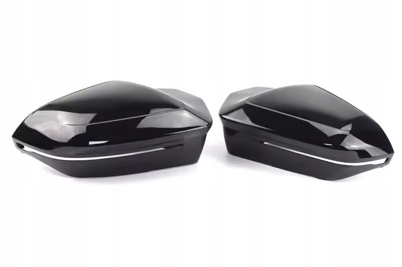 фото №6, Накладки корпус зеркал bmw 5 g60 7 i7 g70 m5 чёрный блеск m-performance