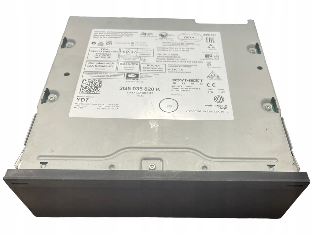 фото №4, Vw t-cross радиопроигрыватель cd dvd gps 3g5035820k