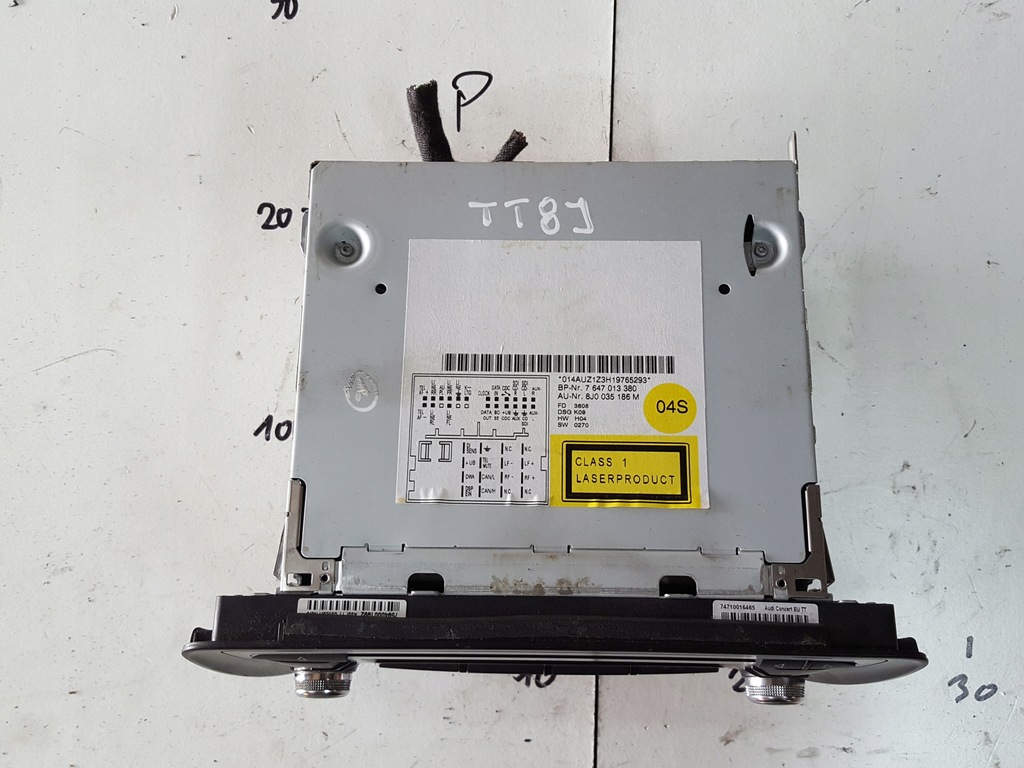 фото №2, Audi tt 8j 06-12r радио cd радиопроигрыватель concert