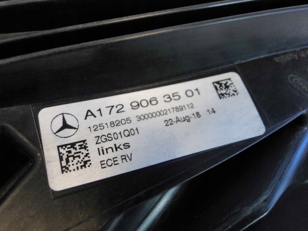 Mercedes slc r172 лампа левая full led ils 172 с Разборки