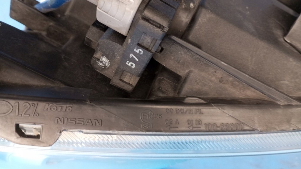 фото №15, Лампа фара правый перед ксенон eu nissan murano z50 i 100-63800 eu